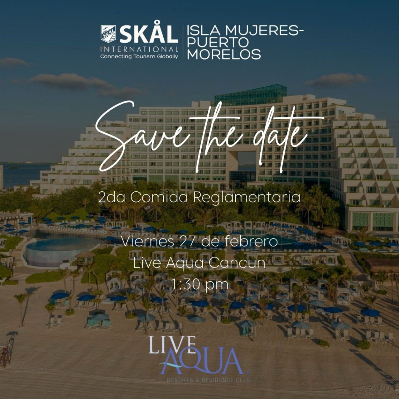 2da Comida Reglamentaria - Live Aqua Cancún