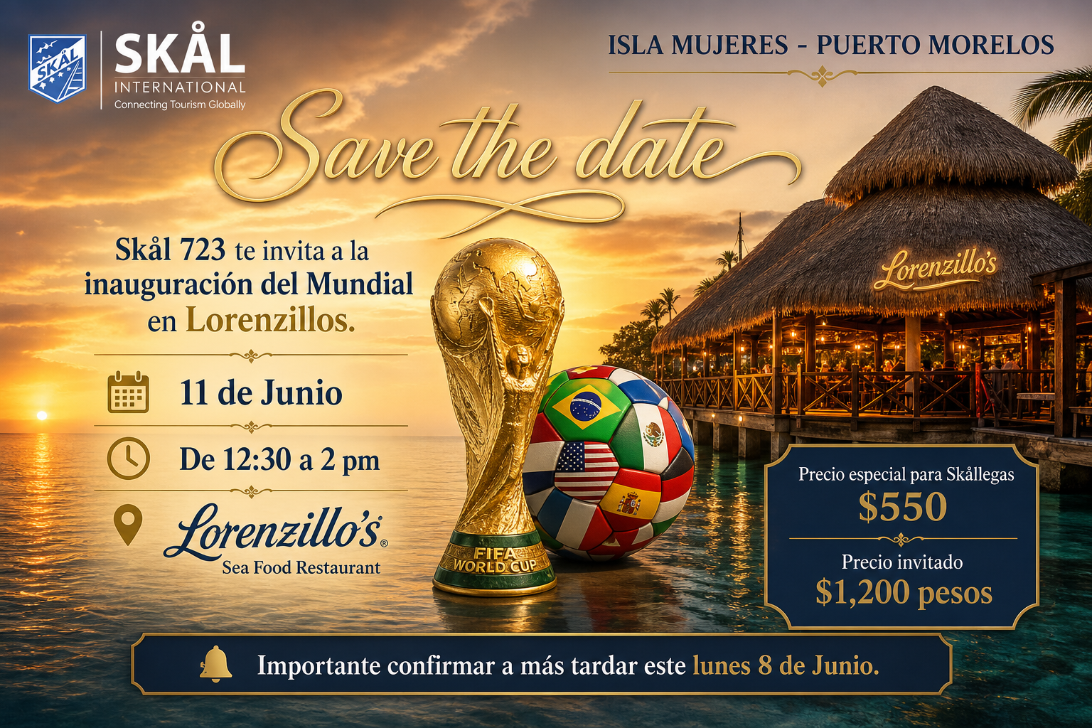 Inauguración del Mundial en Lorenzillo's