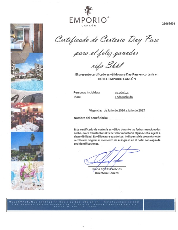 Day Pass Todo Incluido Hotel Emporio Cancún