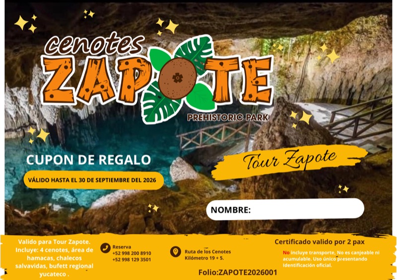 Tour Zapote Cenotes